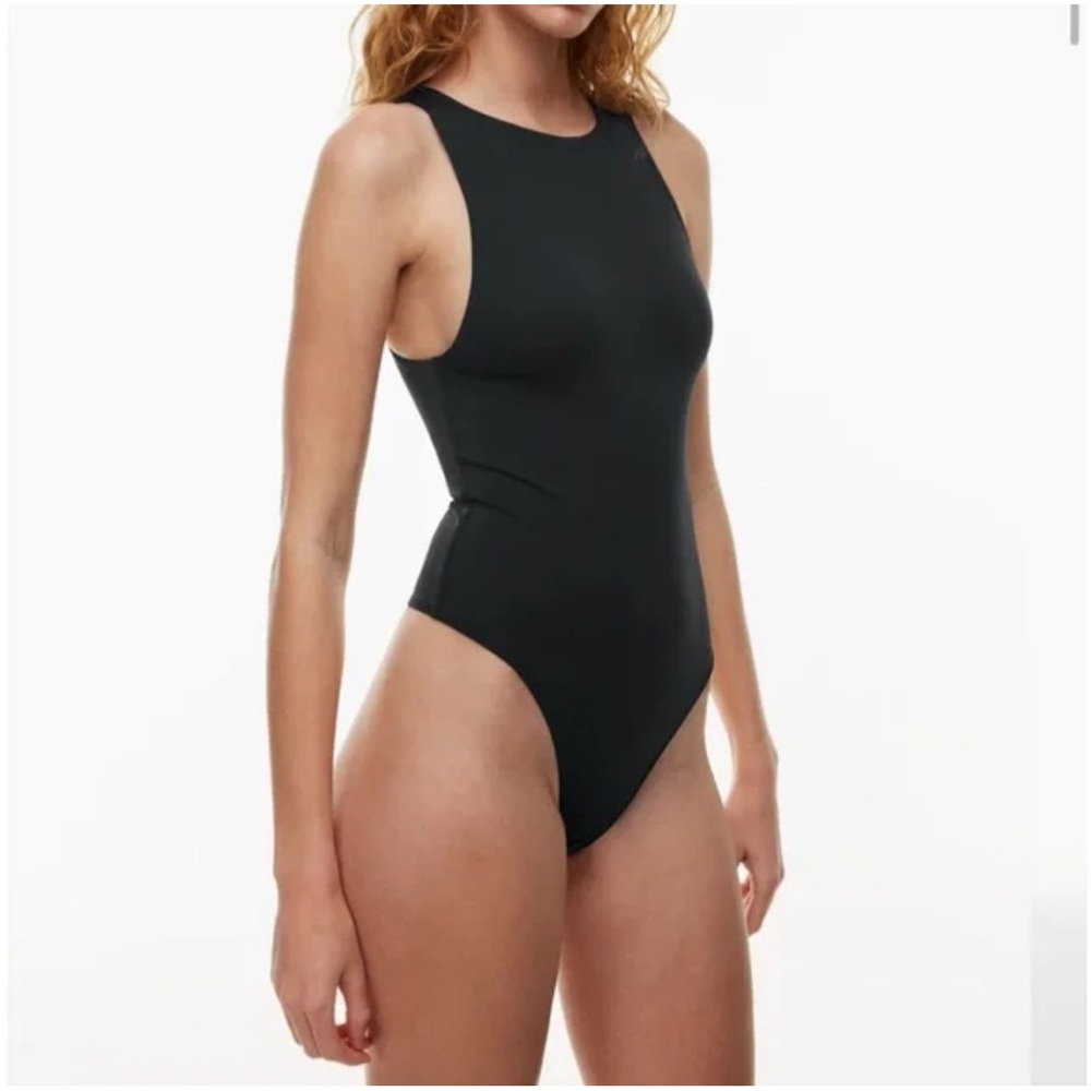 Babaton sleeveless black bodysuit Aritzia